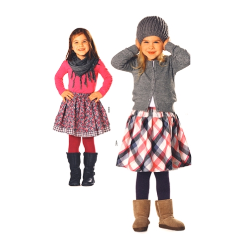 Seelikud 86- 116cm, Skirt, Burda 9502