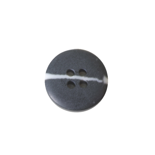 Must, matt, valge triibuga, plastiknööp ø18 mm, suurus: 28L