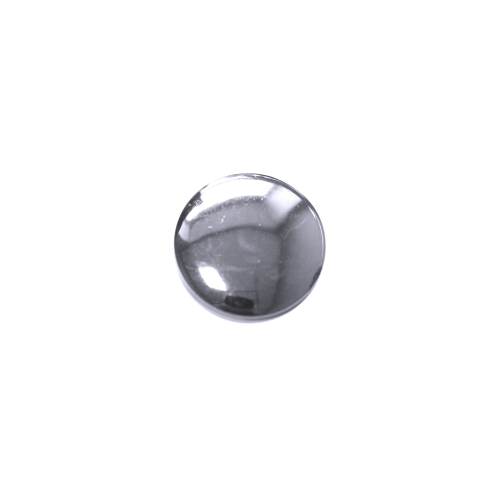 Metallilaadne plastikust, kumera pinnaga nööp, 13mm, 20L