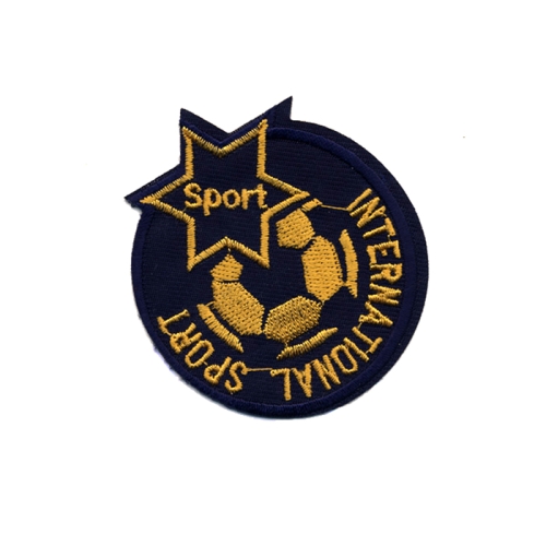 Triigitav Aplikatsioon; Jalgpall, "International Sport", 6,5 cm