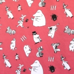 Muumidega puuvillane elastaaniga trikookangas, 152cm, 132924