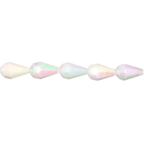 Tilgakujulised, tahulised plastikhelmed 12 x 7mm