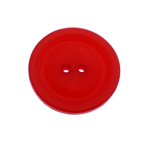 Matt, läbikumav, kerge reljeefiga, kahe auguga plastiknööp ø28 mm, suurus: 44L