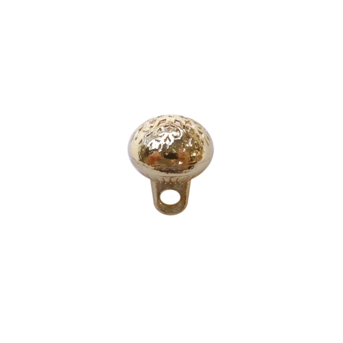 Reljeefse mustriga, ümar, kannaga, metallnööp, 10mm, 16L