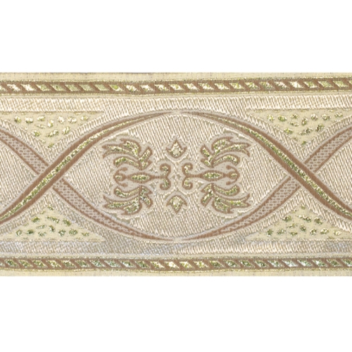 Ornamendiga kirju metallik pael 68 mm, 70057