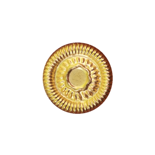 Metallist, kuldne, reljeefse mustriga, kannaga nööp 18mm, 28L