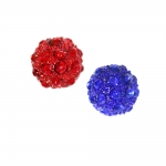 Vahedetail/pärl klaaskristallidega erinevate ehete valmistamiseks 12mm