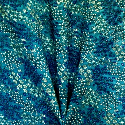 Lillemustriga, plisseeritud šifoon, läbikumav kostüümikangas (Plissee Chiffon), 152cm, 134.218
