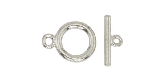 T-kinnis kullatud/hõbetatud niklivaba, Toggle Clasp, 14,3 x 11mm