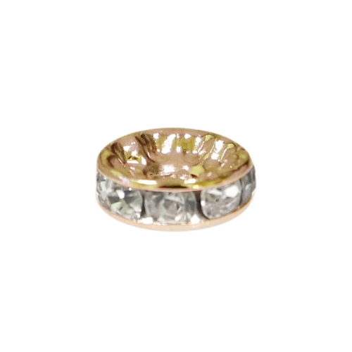 Vahedetail klaaskristallidega, 10 x 3mm