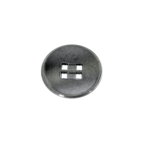 Nelja süvistatud auguga metallnööp, 18mm/28L