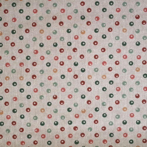 Täpikestega, tugevam 100% puuvillane kangas, 140 cm, 7002