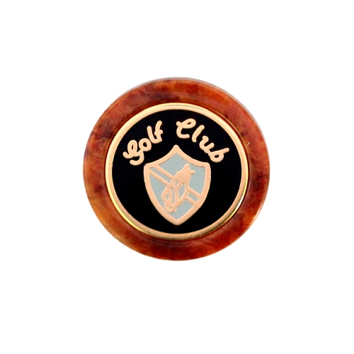 "Golf club" vapiga, metallist keskosaga, kannaga nööp, 23mm, 36L