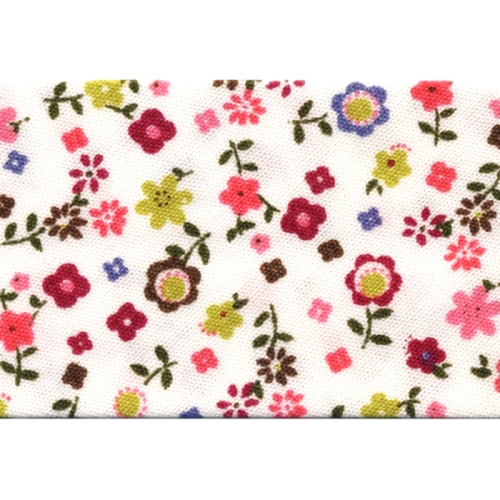 Puuvillane lillemustritega diagonaalkant, 30 mm, "Flor", Byetsa