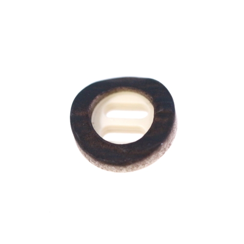 Paksem, lopergune, kahe pikliku auguga plastiknööp, 20mm/32L