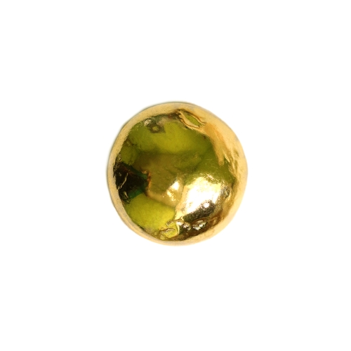 Ümar, kumera pinnaga, lopergune, reljeefse mustriga, kannaga metallnööp, 18mm/28L