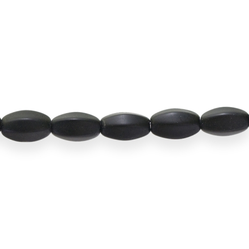 Ovaalne tahuline pikuti keskelt auguga klaashelmes 14x9mm 