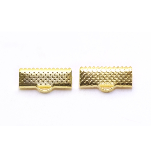 Otsakinnis, paelaotsik (nahkpaela kinnitused); 2tk, 16 x 7mm
