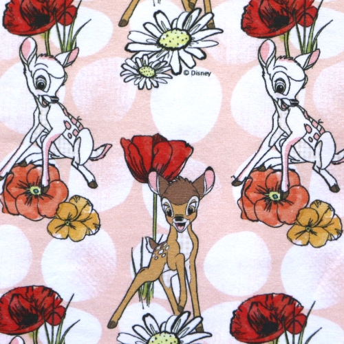 Puuvillane elastaaniga trikookangas, Bambi, 130.671