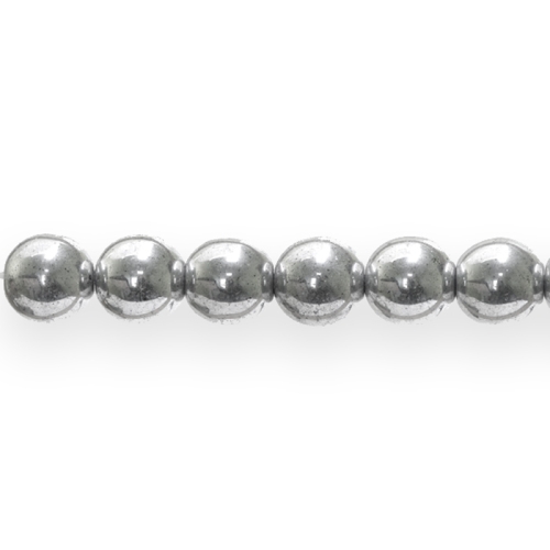 Ümar läbipaistmatu metalsetes toonides klaashelmes, 8mm