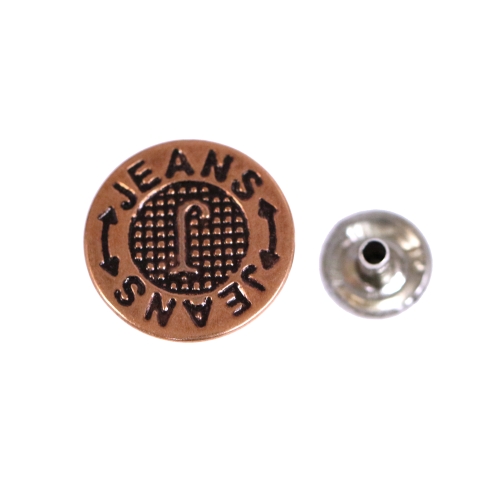 Naelkinnitusega nööp, teksanööp ø20 mm, suurus: 32L
