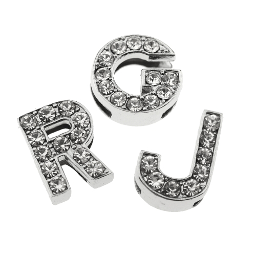 Tähekujulised klaaskristallidega metallist helmed, 15 x 8- 14mm