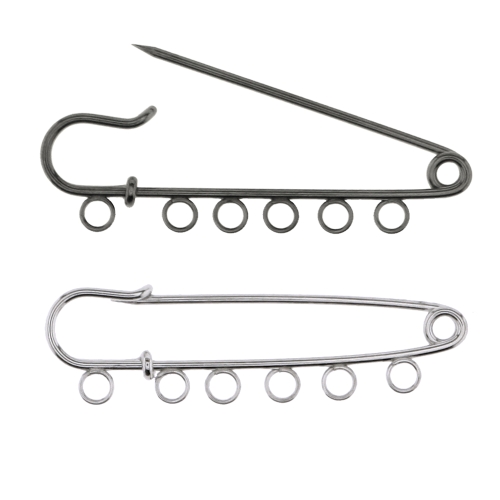 Pross, sallikinnitus, kuue aasaga suur haaknõel, mõõtmed: 57 x 17 x 3mm
