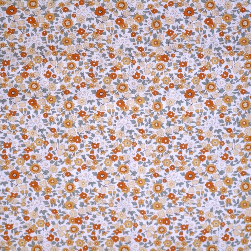 Lillemustriga, puuvillane popliinkangas, 150cm, 7001