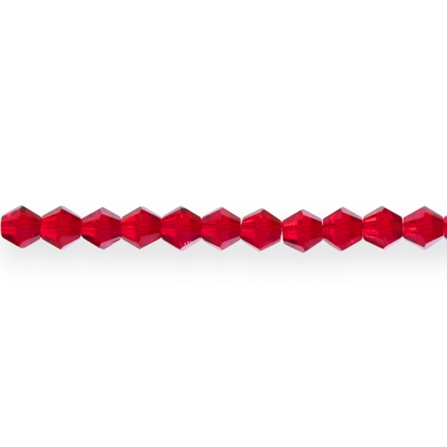 Topeltkoonusekujuline 4mm klaashelmes, Jablonex