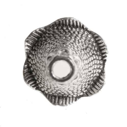 Koonusekujuline, reljeefse mustriga pärlikübar, Bead Cup, 21 x 17mm