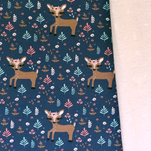 Hirvedega, paksem veniv oekotex puuvillasegu kangas 9079, 150cm