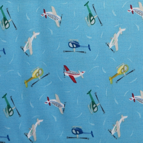 Lennukitega (Planes) puuvillane kangas, sarjast Lewis &amp; Irene, 110cm, SM13