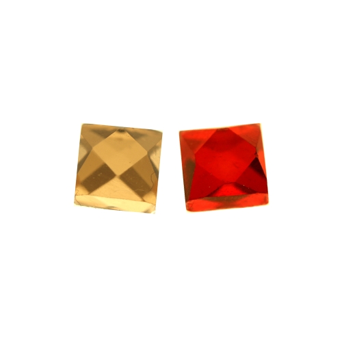 Liimitav tahuline ruudukujuline klaaskristall, 6 × 6 mm