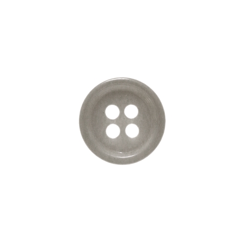 Lihtne, nelja auguga plastiknööp, 12mm, 18L