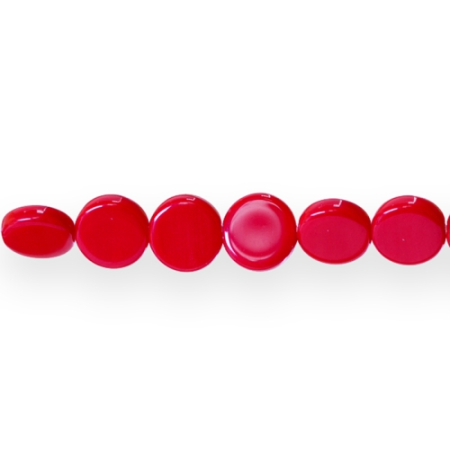 Ümar pikuti keskelt auguga klaashelmes 10x4mm 