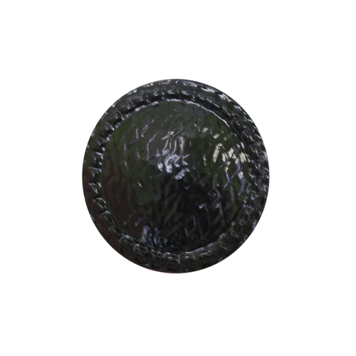 Metallist, must, reljeefse mustriga, nööp 22mm, 34L