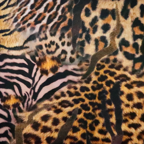Loomamustritega, tugevam puuvillane dekoratiivkangas, prinditud mustriga, Animal Skin Mix, (Linelook Premium Print), 145cm, DL5237