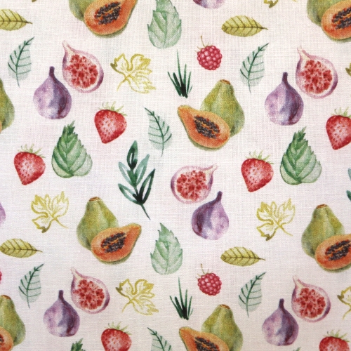 Puuviljadega, puuvillane popliinkangas, 150cm, Poplin Sunny, 247597 - 7006