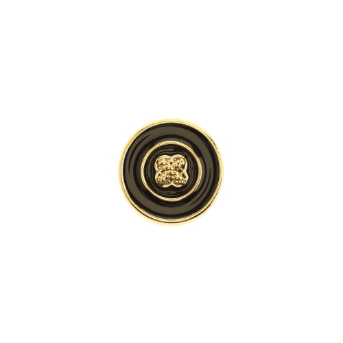 Metalliknööp reljeefse ornamendiga, kannaga, ø18 mm, suurus: 28L