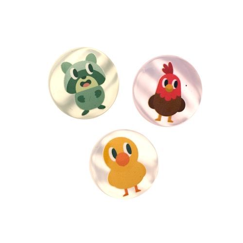 Plastic Button ø18 mm, size: 28L