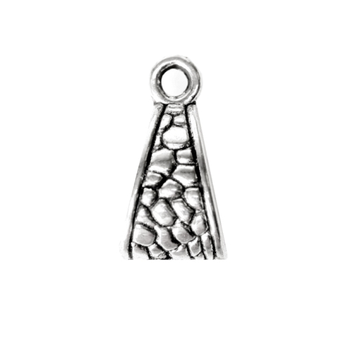 Ornamental Jewelery Spacer with Dotted Pattern / 15x8x7,5mm