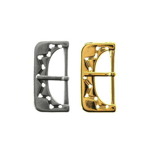 Metallist piklik pannal, reljeefse sik-sakk mustriga 32x15 mm rihmale laiusega 20 mm