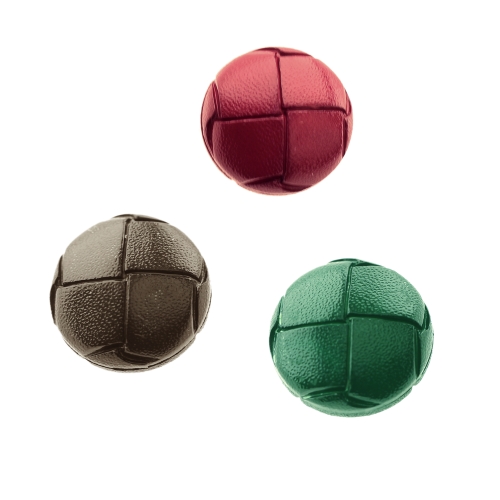 Reljeefse mustriga, kumer, kannaga nööp ø18 mm, 28L