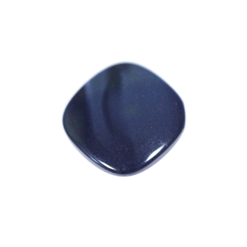 Ruudukujuline, helklev kannaga plastiknööp, 16mm, 24L