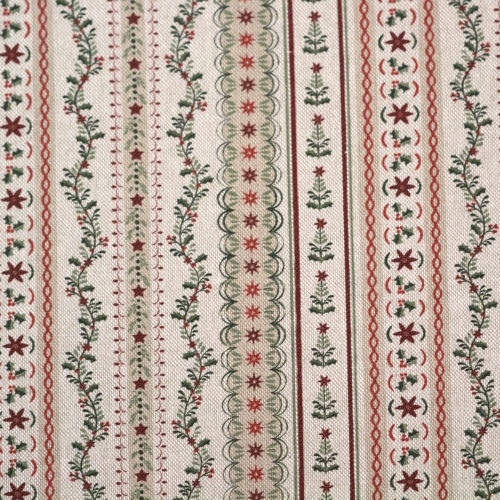 Triibumustri ja taimeornamendiga, tugevam, dekoratiivkangas, 160cm, 281133