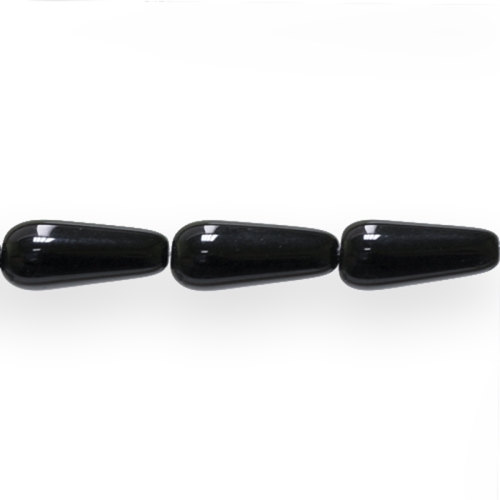 Tilgakujulised pikuti läbistatud klaashelmed (Jablonex) 14x6mm