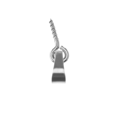 Kruviga, aasaga, metallist riputis, 1 x 4 x 10mm; 3 x 7mm