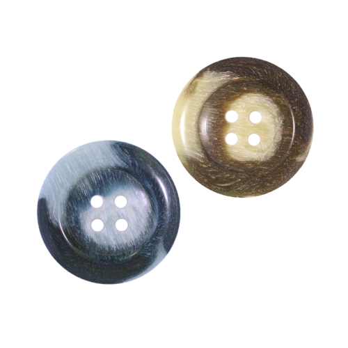 Segatud värvidega, nelja auguga plastiknööp, 25mm, 40L