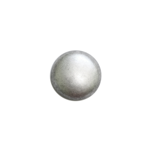 Ümar, poolkera kujuline, kannaga metallnööp, 18mm/28L