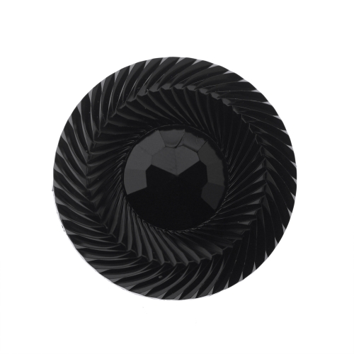 Reljeefse mustriga, kannaga plastiknööp, 34mm, 52L